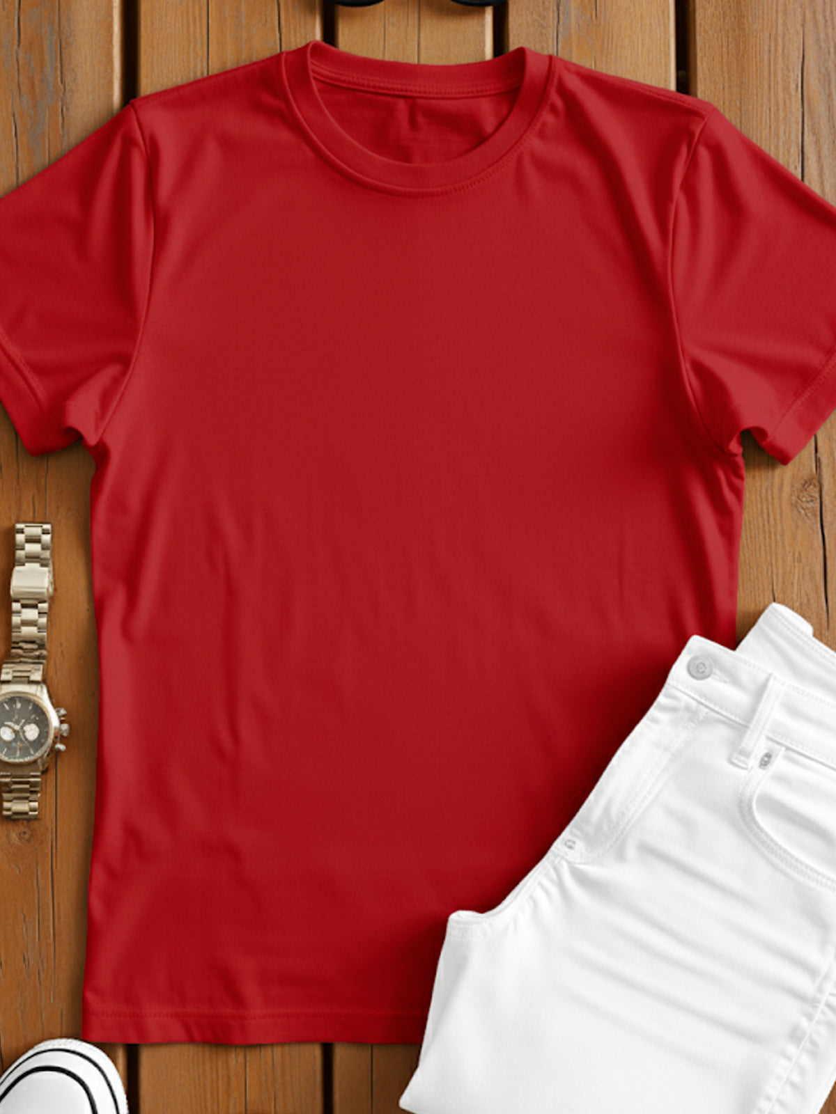 Cotton Plain T-Shirt