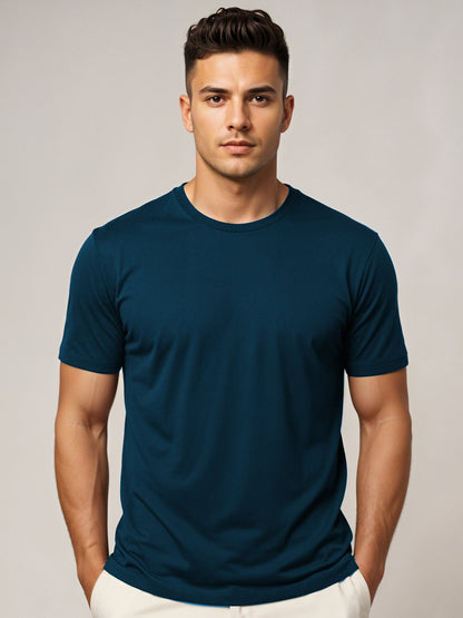 Classic Round Neck Half Sleeve Tee