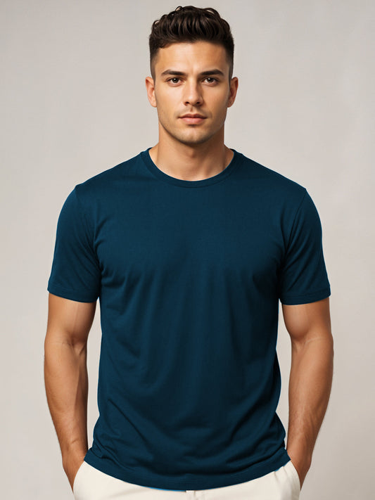 Classic Round Neck Half Sleeve Tee