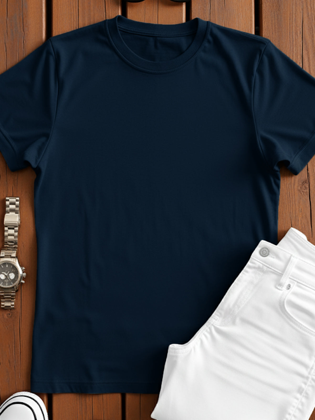 Classic Round Neck Half Sleeve Tee