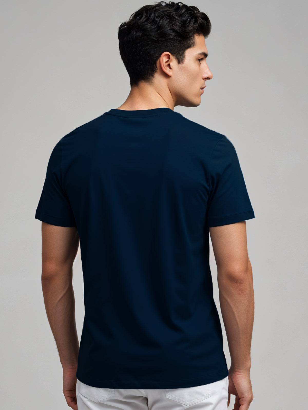 Classic Round Neck Half Sleeve Tee