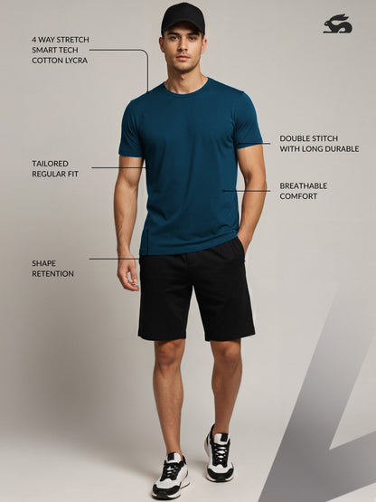 Classic Round Neck Half Sleeve Tee