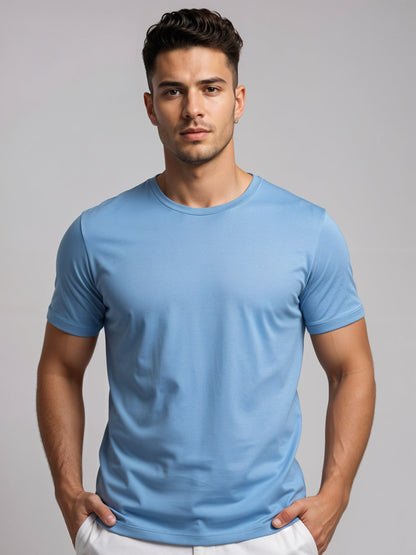 Classic Round Neck Half Sleeve Tee