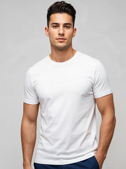 Cotton Plain T-Shirt