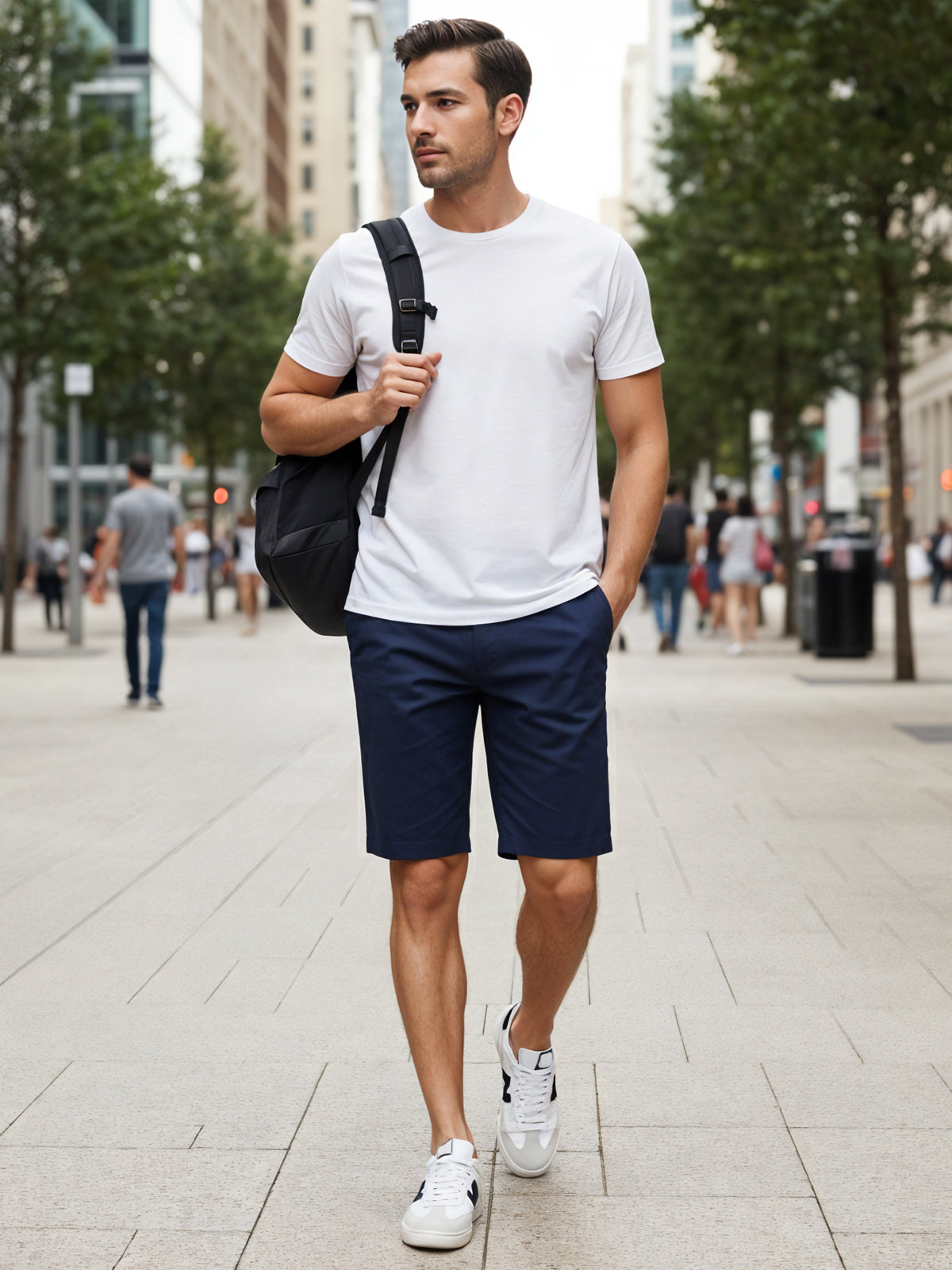 Classic Round Neck Half Sleeve Tee