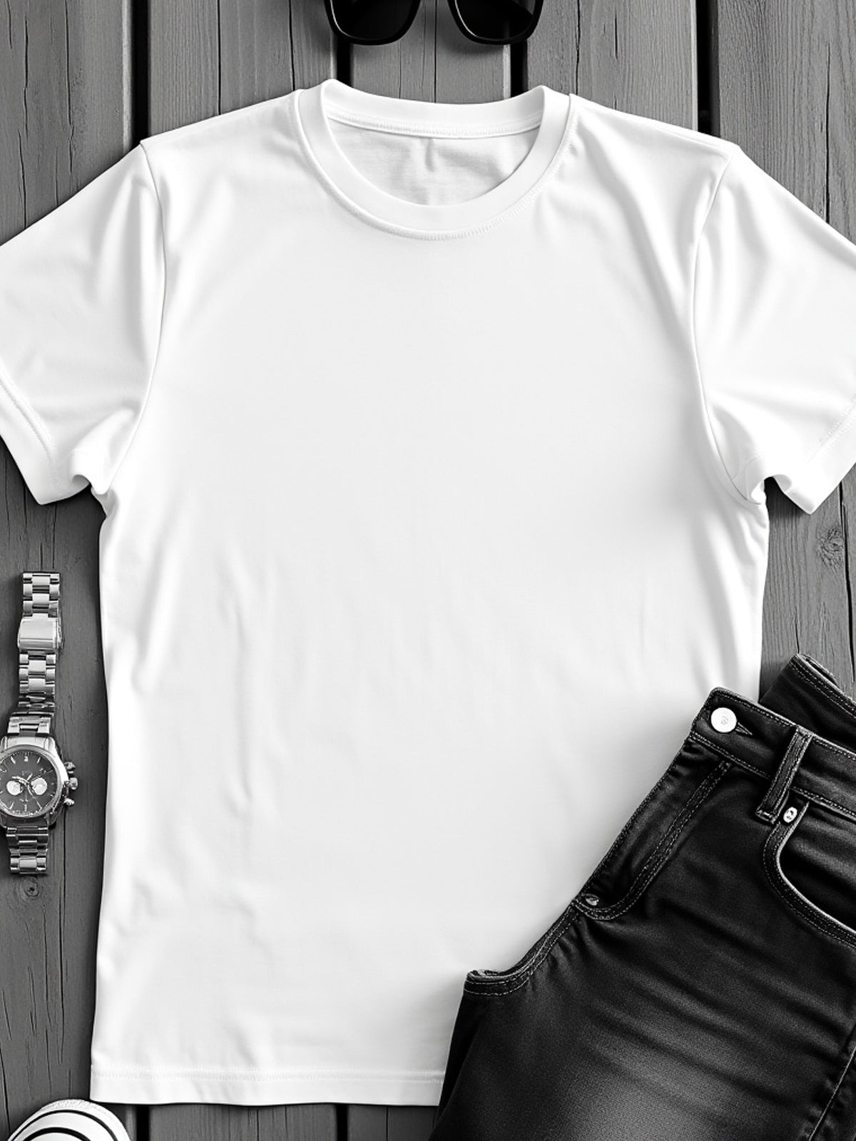 Classic Round Neck Half Sleeve Tee