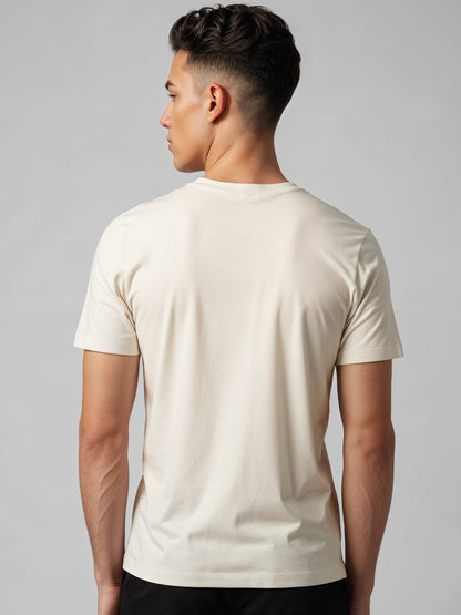 Cotton Lycra Casual Half Sleeve Round Neck Graphic Tee