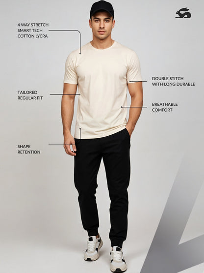 Classic Round Neck Half Sleeve Tee