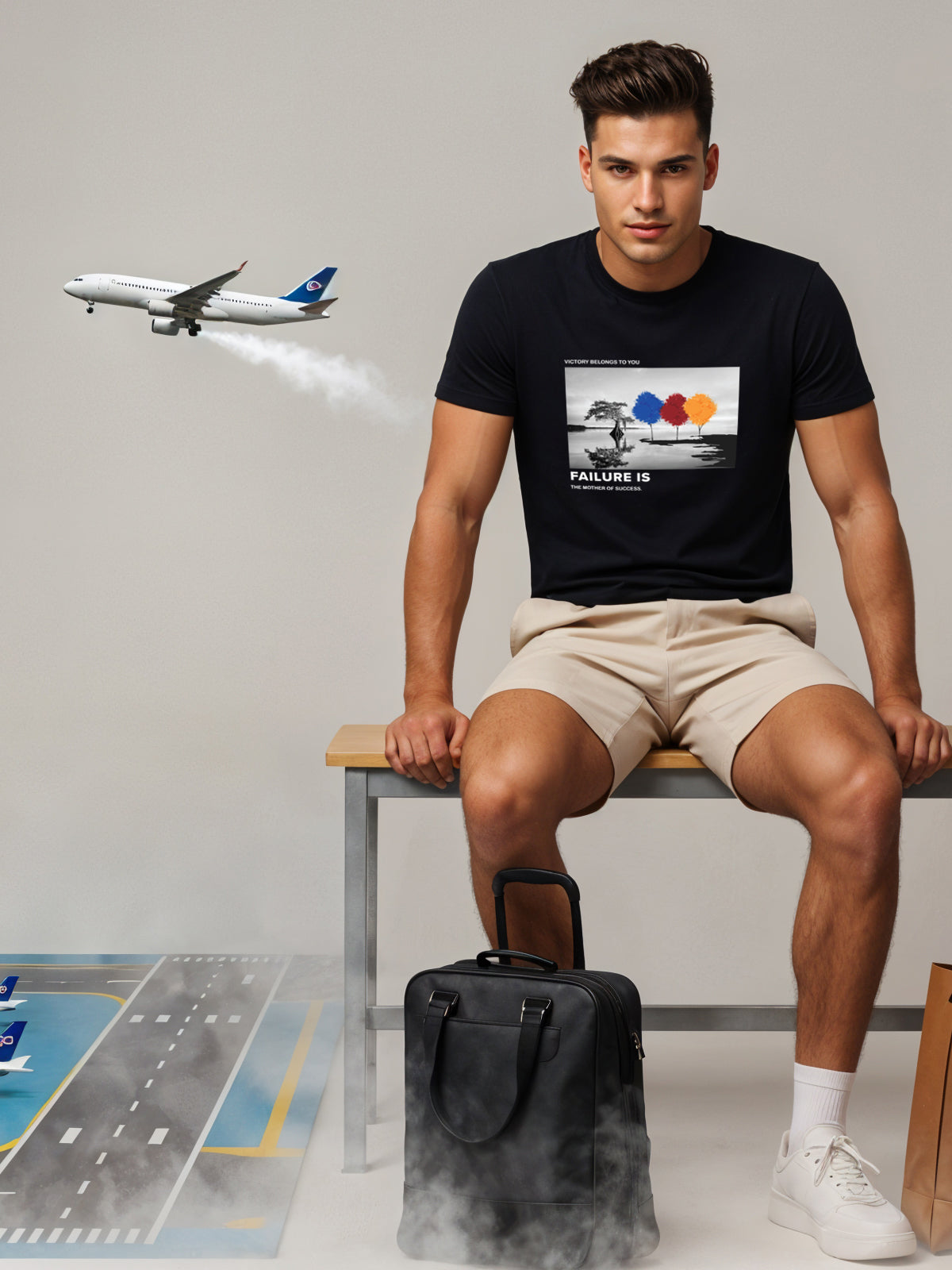 Regular Fit Motivational Quote T-Shirt