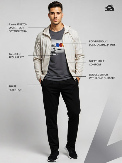 Regular Fit Motivational Quote T-Shirt