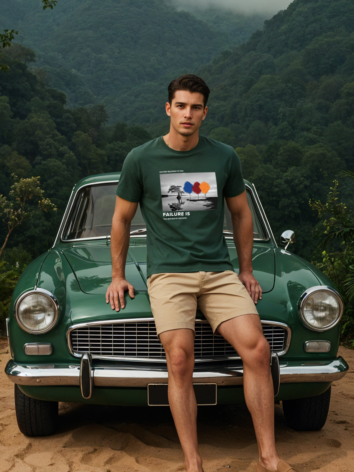 Regular Fit Motivational Quote T-Shirt