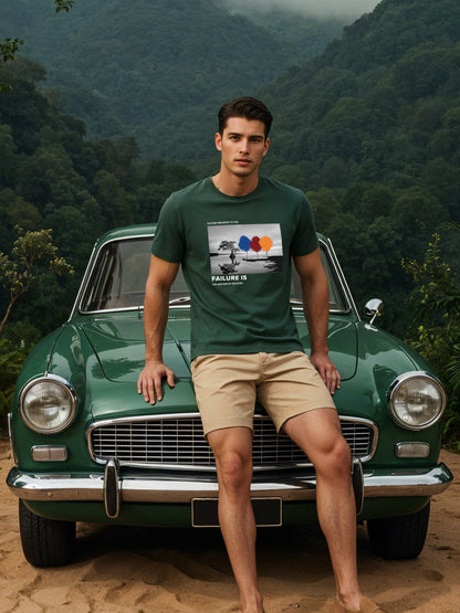 Regular Fit Motivational Quote T-Shirt