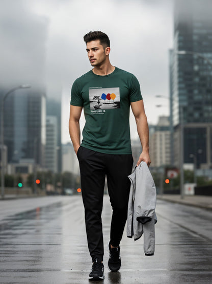 Regular Fit Motivational Quote T-Shirt