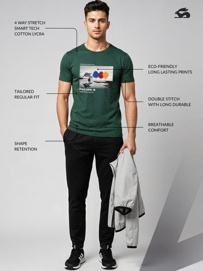 Regular Fit Motivational Quote T-Shirt