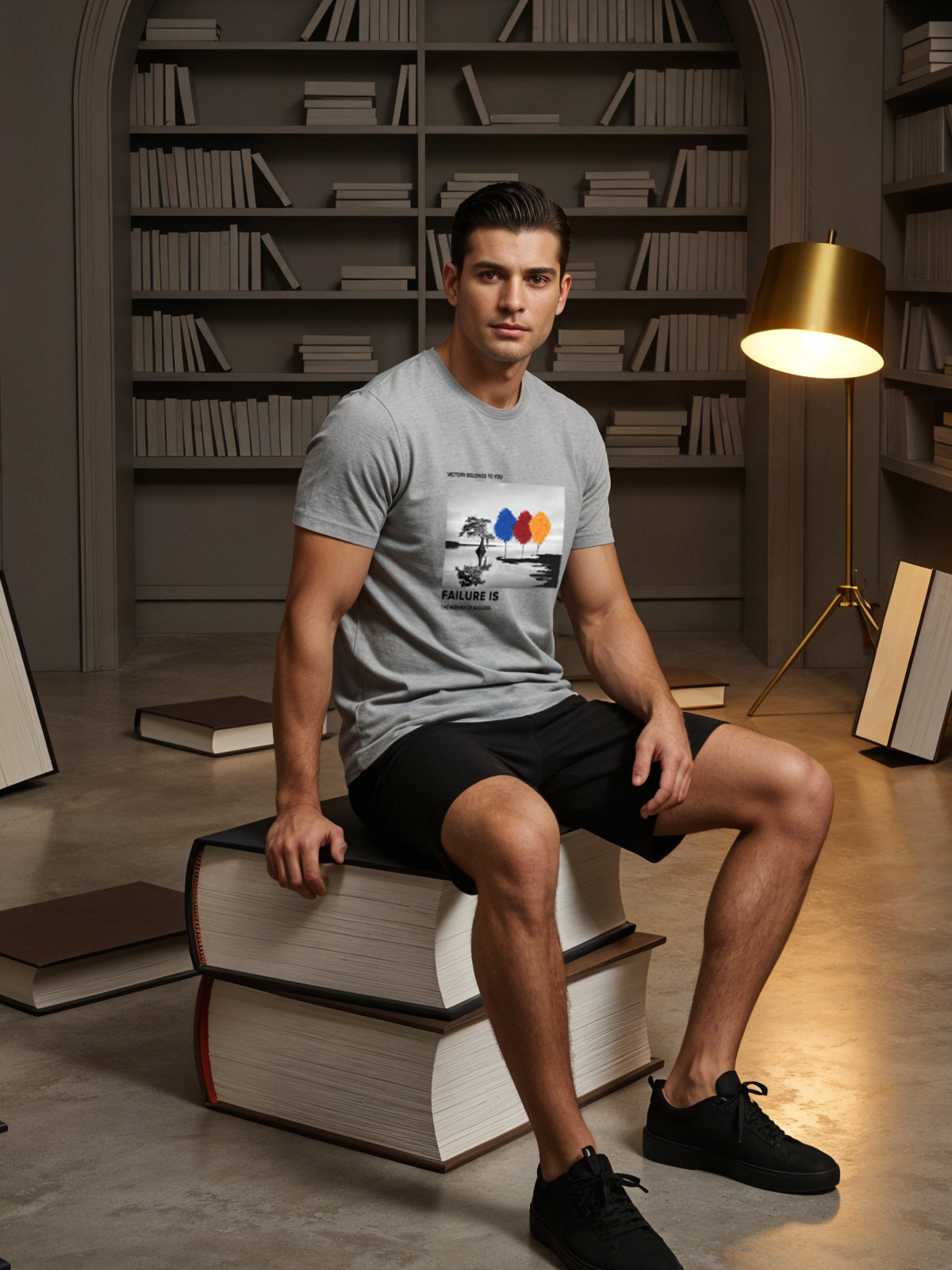 Regular Fit Motivational Quote T-Shirt