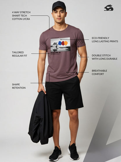 Regular Fit Motivational Quote T-Shirt