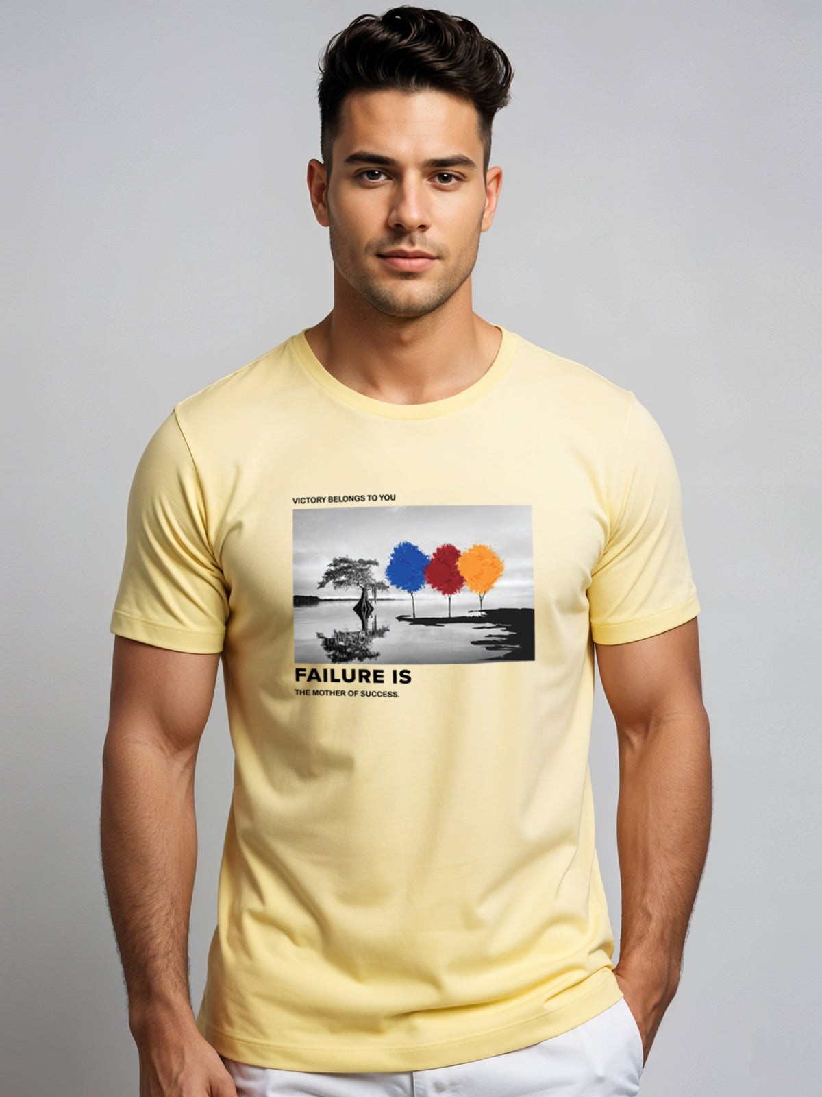 Regular Fit Motivational Quote T-Shirt