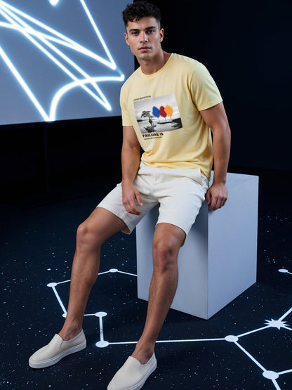 Regular Fit Motivational Quote T-Shirt