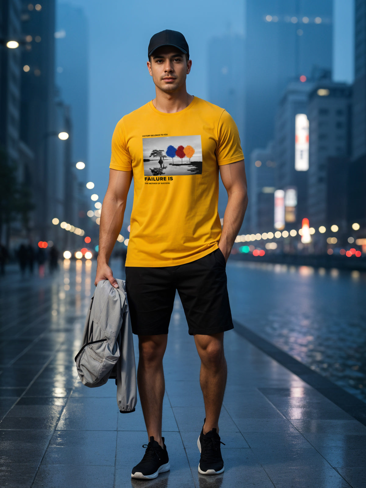 Regular Fit Motivational Quote T-Shirt