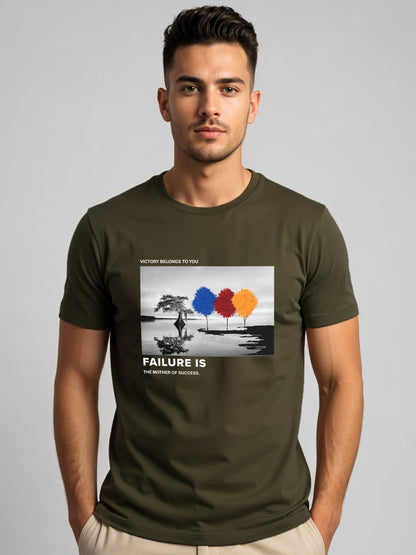 Regular Fit Motivational Quote T-Shirt