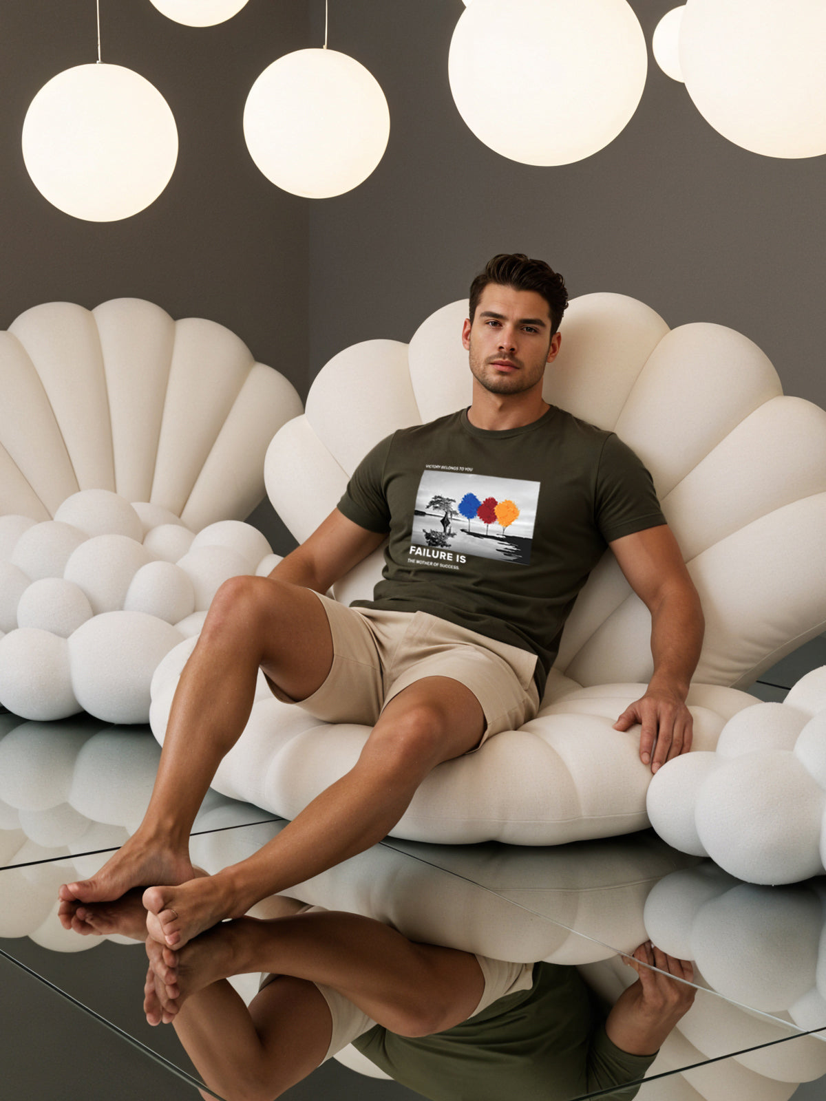 Regular Fit Motivational Quote T-Shirt