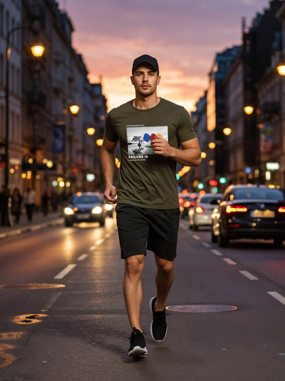 Regular Fit Motivational Quote T-Shirt