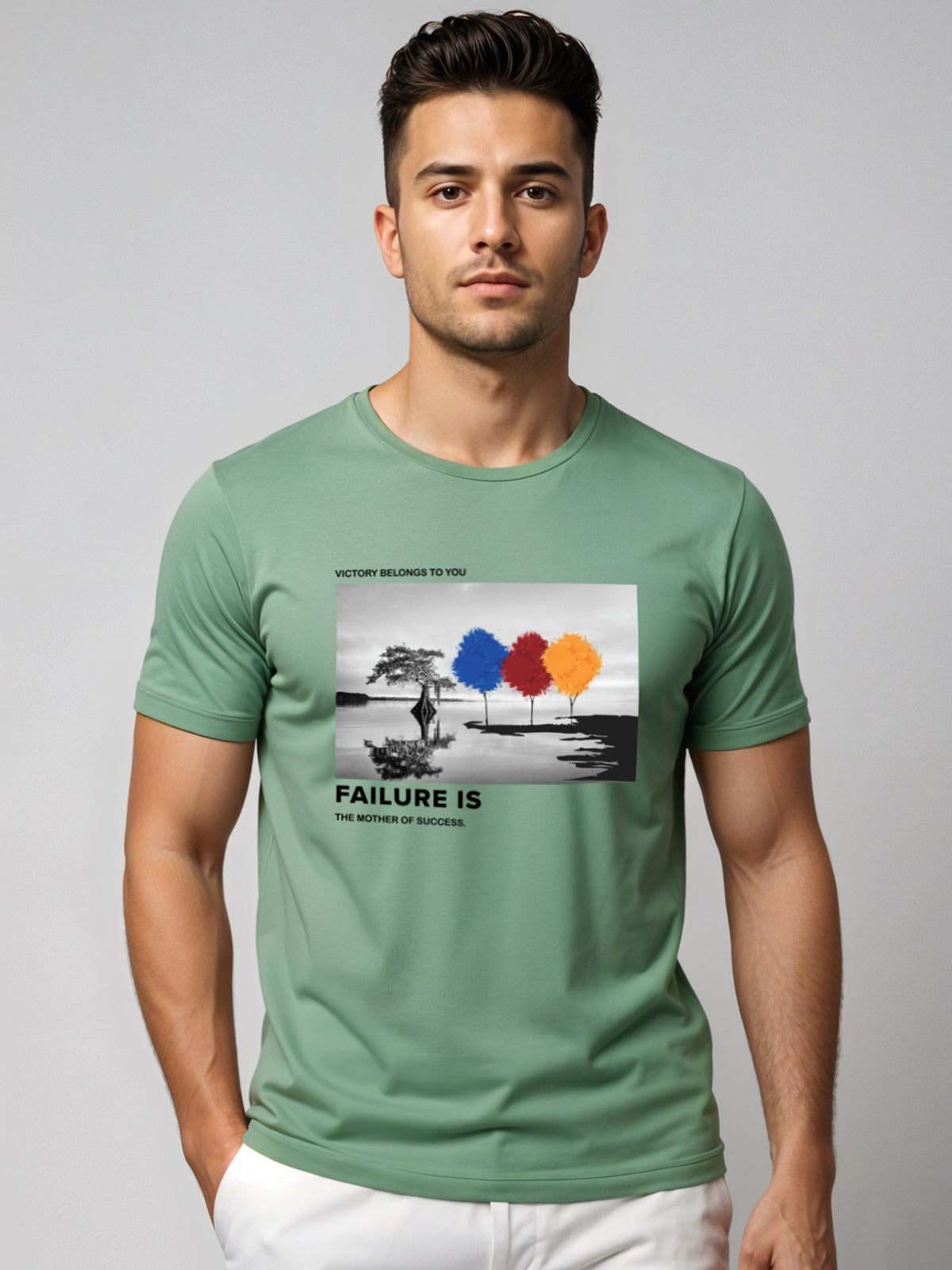 Regular Fit Motivational Quote T-Shirt