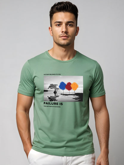 Regular Fit Motivational Quote T-Shirt