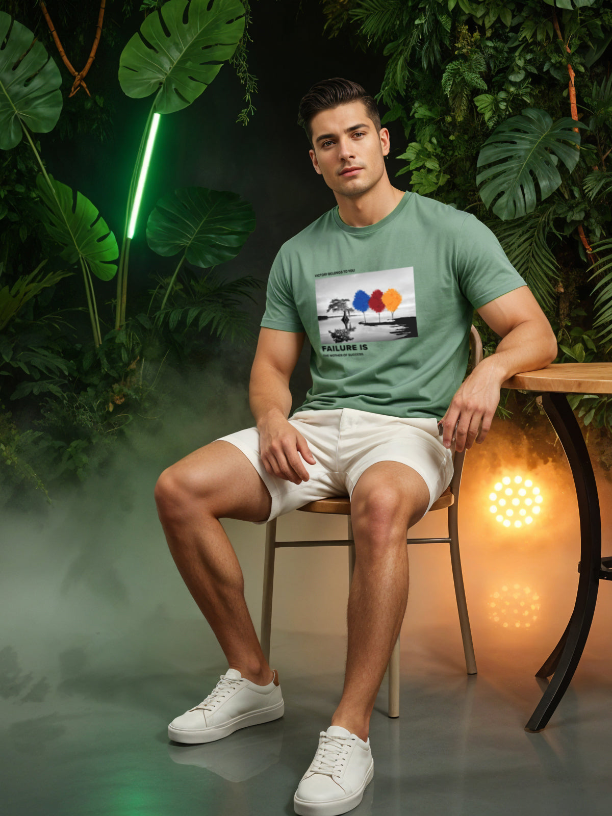 Regular Fit Motivational Quote T-Shirt