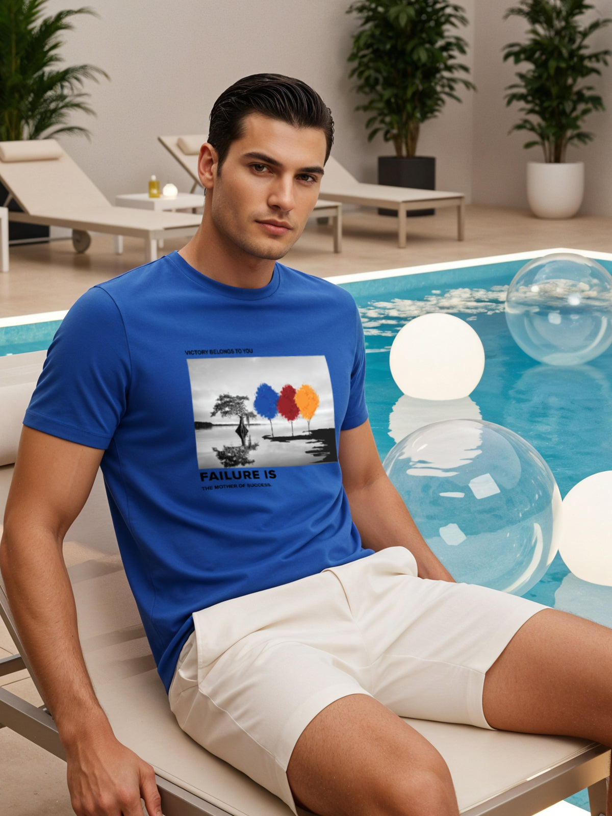 Regular Fit Motivational Quote T-Shirt