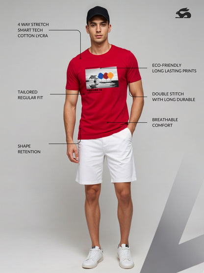 Regular Fit Motivational Quote T-Shirt