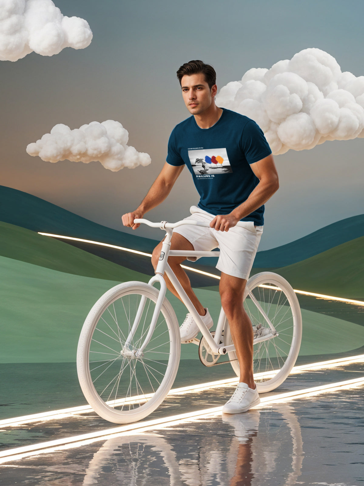 Regular Fit Motivational Quote T-Shirt