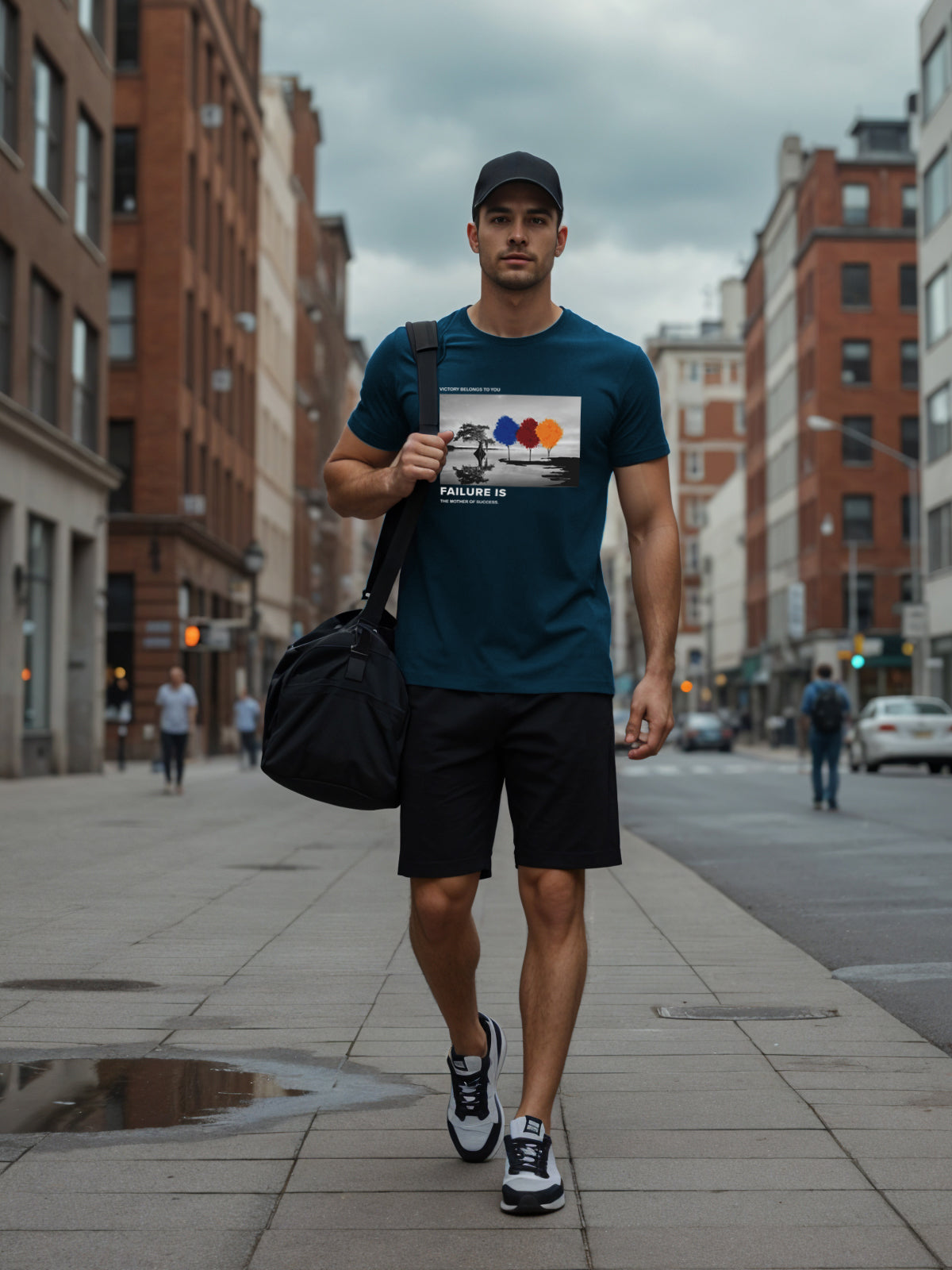 Regular Fit Motivational Quote T-Shirt