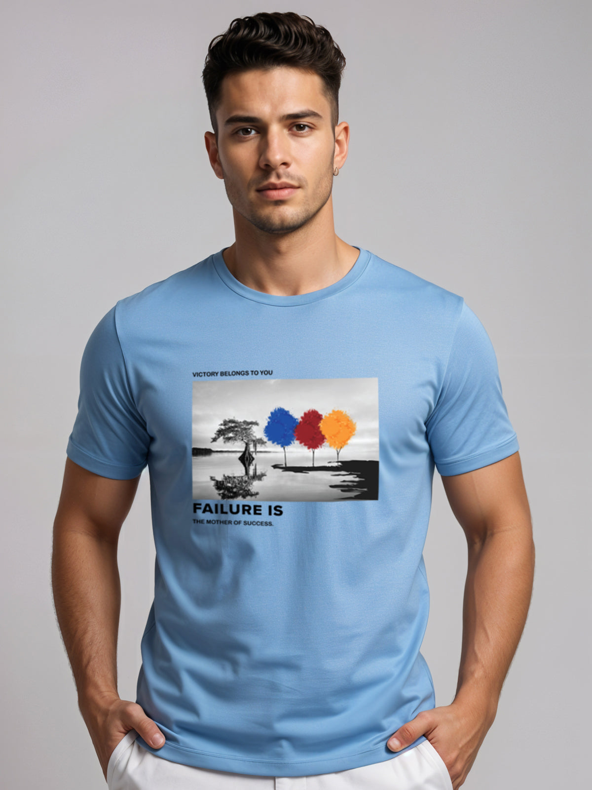 Regular Fit Motivational Quote T-Shirt