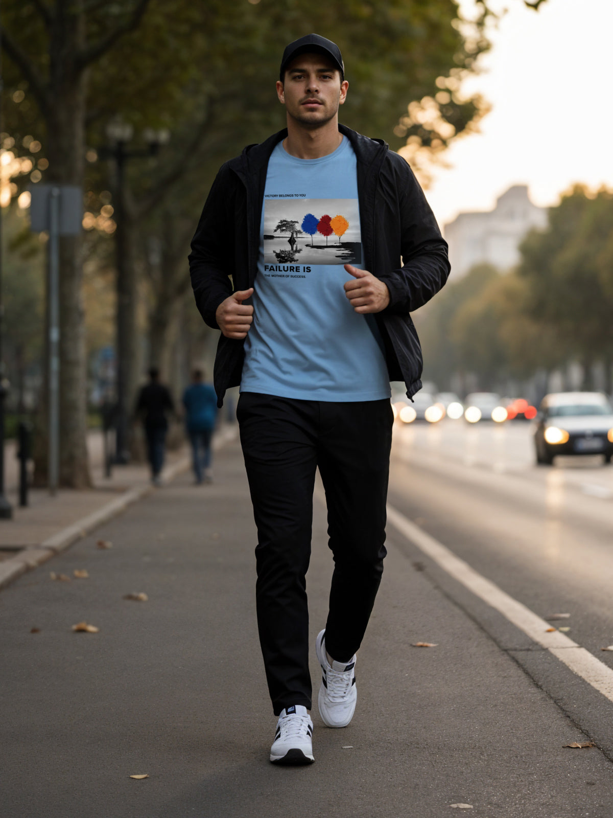 Regular Fit Motivational Quote T-Shirt