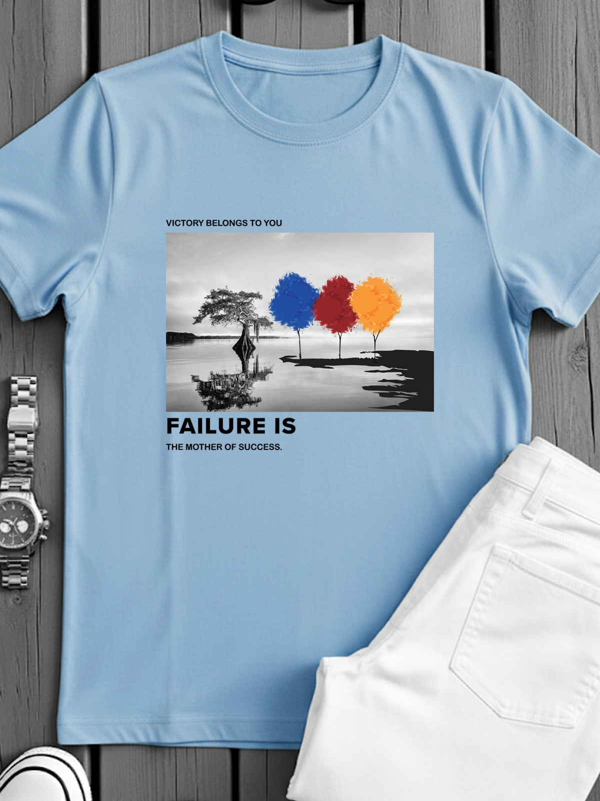 Regular Fit Motivational Quote T-Shirt