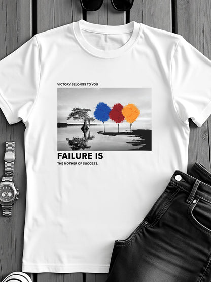 Regular Fit Motivational Quote T-Shirt