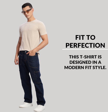 Solid Cotton 4 way T-Shirts