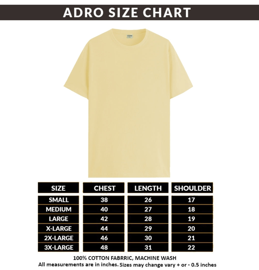 Solid Cotton 4 way T-Shirts