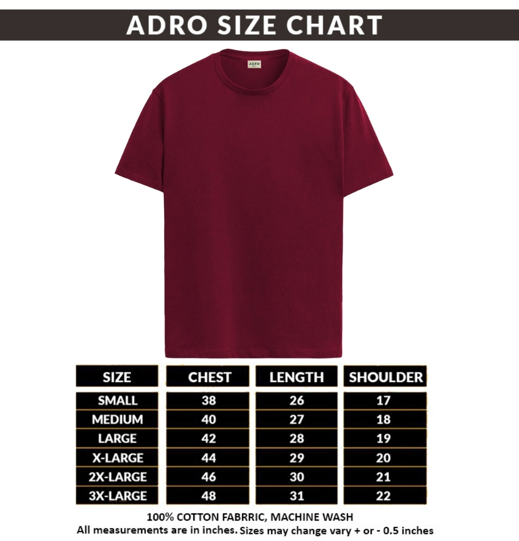 Solid Cotton 4 way T-Shirts