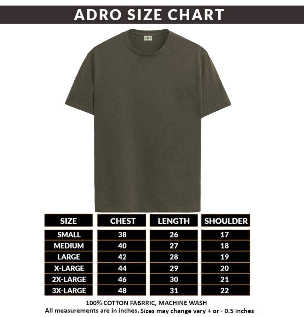 Solid Cotton 4 way T-Shirts