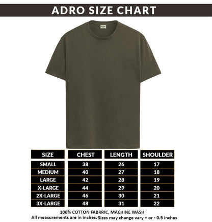 Solid Cotton 4 way T-Shirts