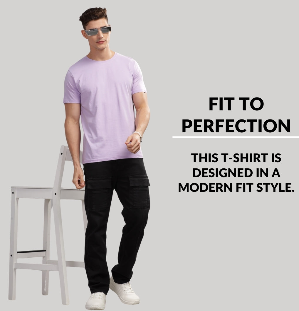 Solid Cotton 4 way T-Shirts