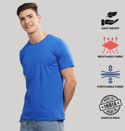 Solid Cotton 4 way T-Shirts