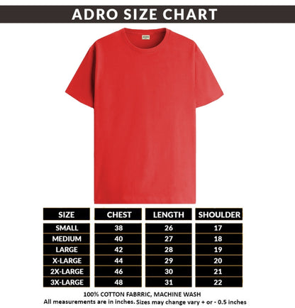 Solid Cotton 4 way T-Shirts