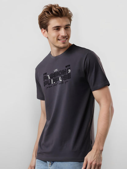 Lycra Cotton Regular Fit T-Shirt