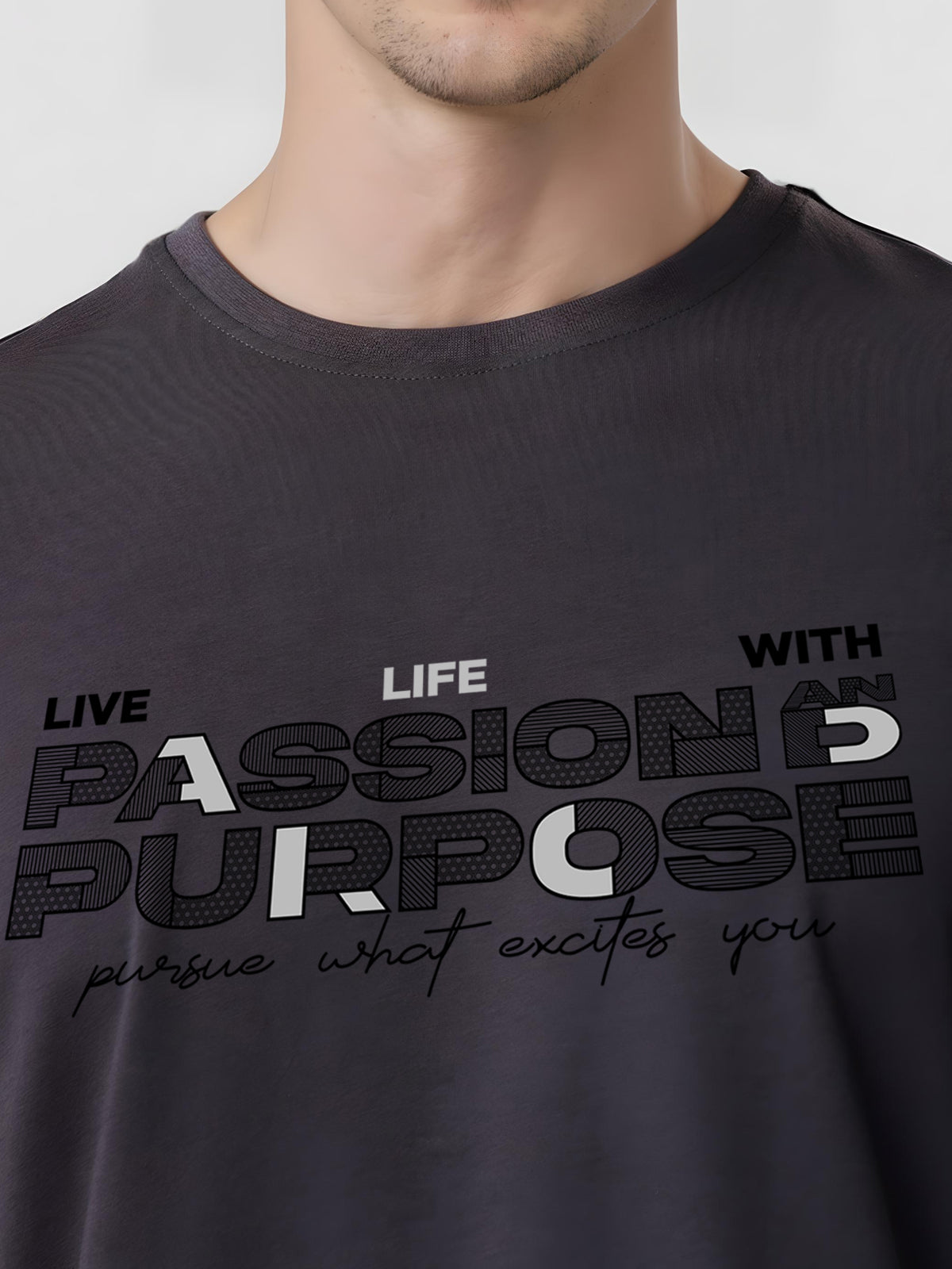 Lycra Cotton Regular Fit T-Shirt