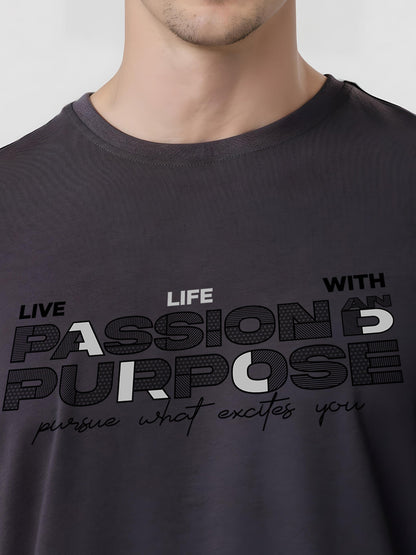 Lycra Cotton Regular Fit T-Shirt