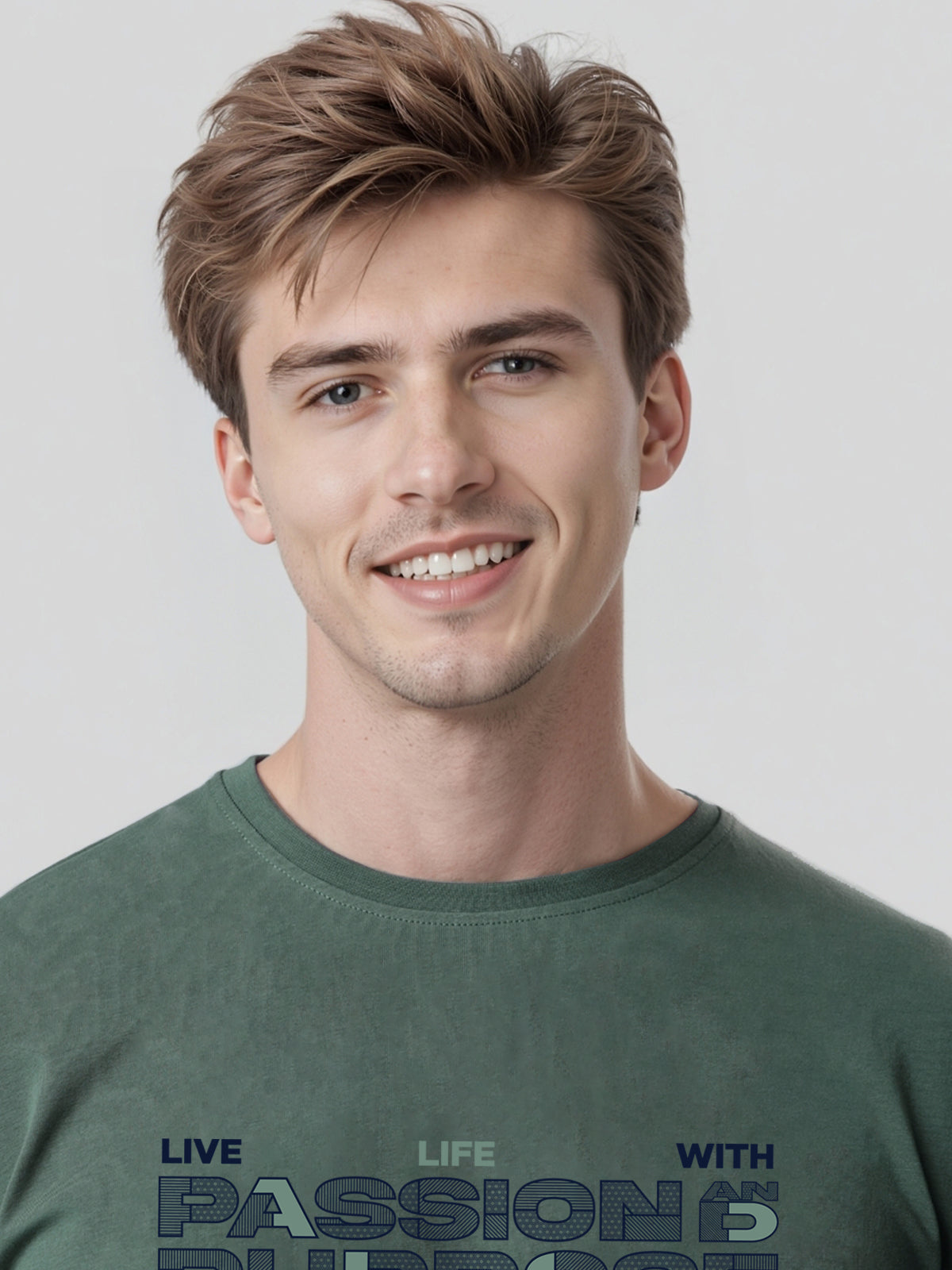 Lycra Cotton Regular Fit T-Shirt