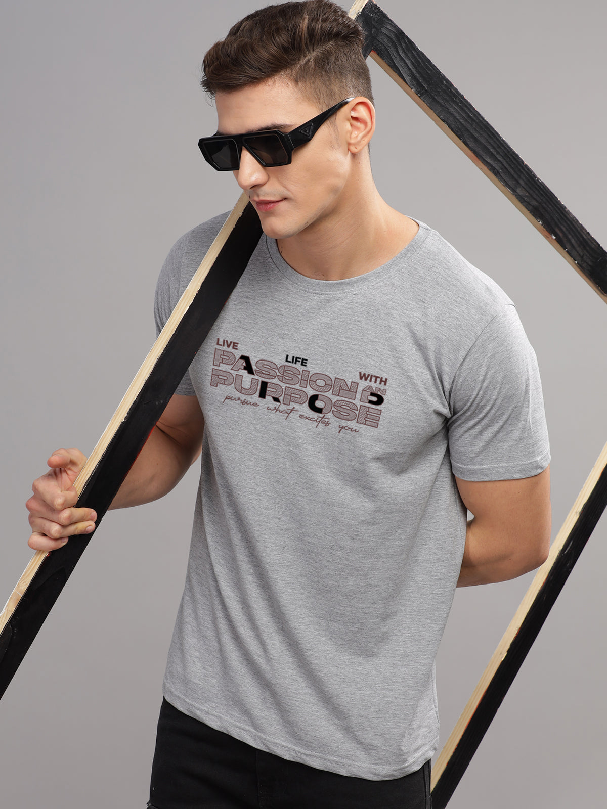 Lycra Cotton Regular Fit T-Shirt